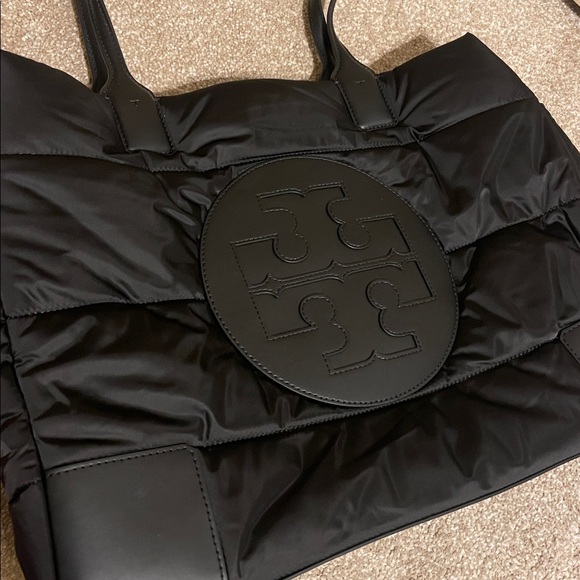Tory Burch Ella Puffer Tote NEW in Black - Picture 10 of 10